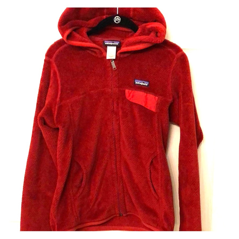 Red RE-tool Patagonia Zip Hoodie
